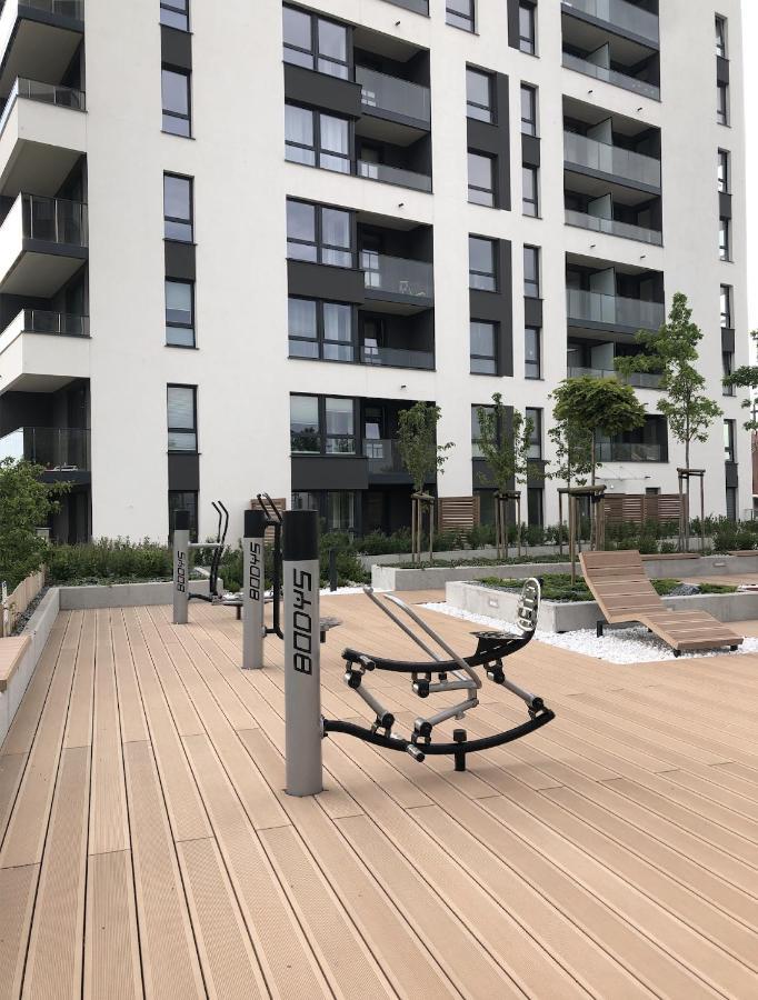 Baltic Premium Apartment Z Klimatyzacja Zaspa Vvita 格但斯克 外观 照片